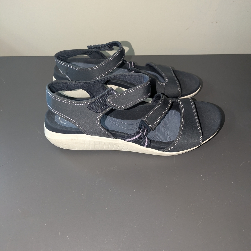 Cloudsteppers by Clarks Glide Hi Shore Wedge Sandals